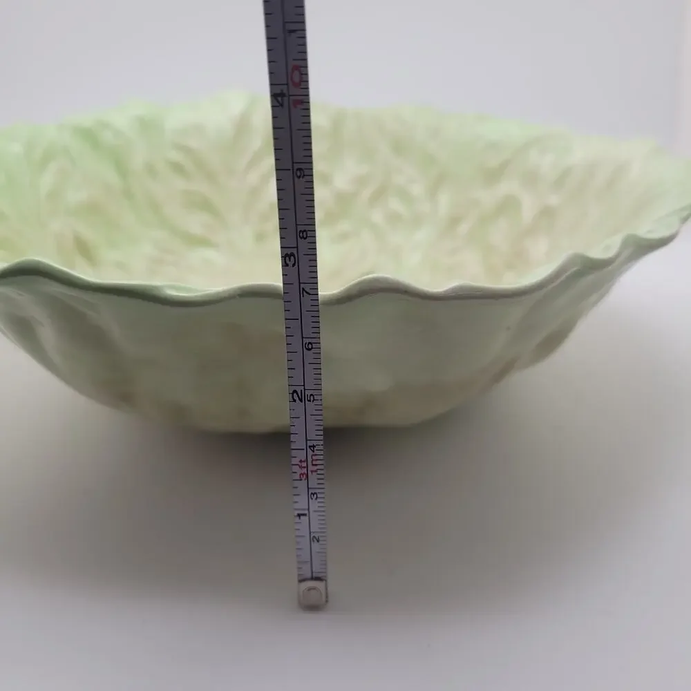 Carlton Ware England Cabbage Leaf Bowl Red Tomatoes 9 in Australian Design